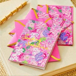 Lilly Pulitzer GWP Best Of Friends Set Of 4 Notecards